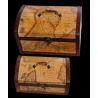 BAUL SET 2 PIEZAS MADERA