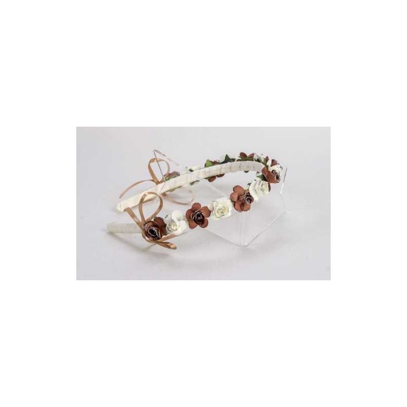 FELPA FLORES BEIGE-MARRON 