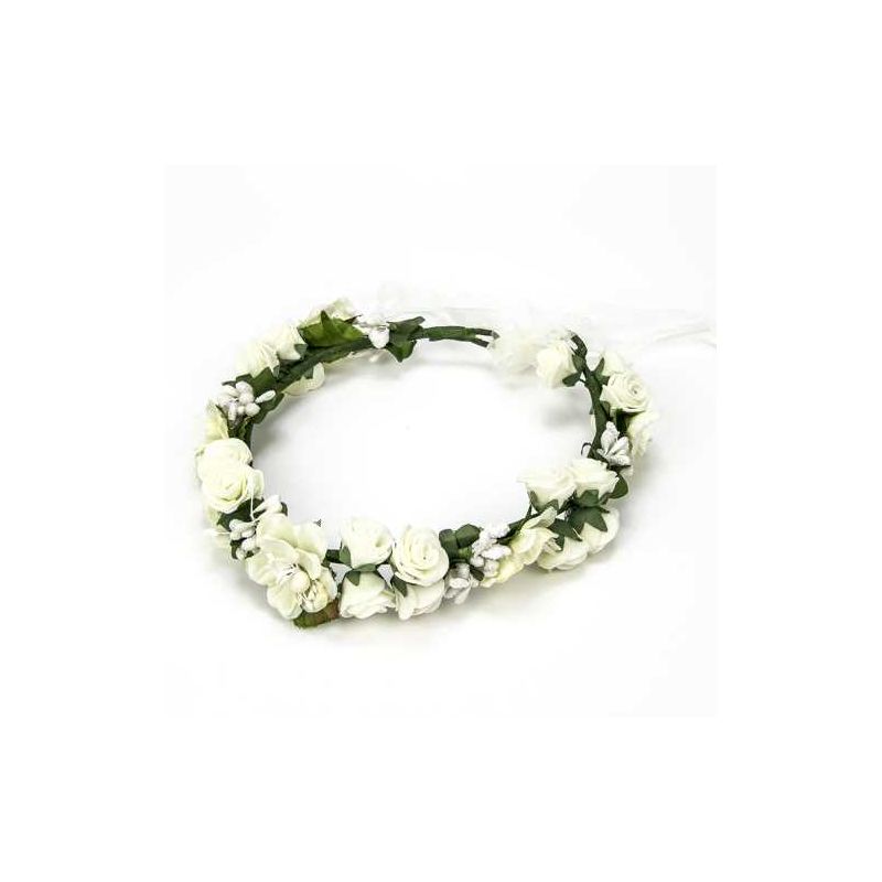 CORONITA FLORES BEIGE