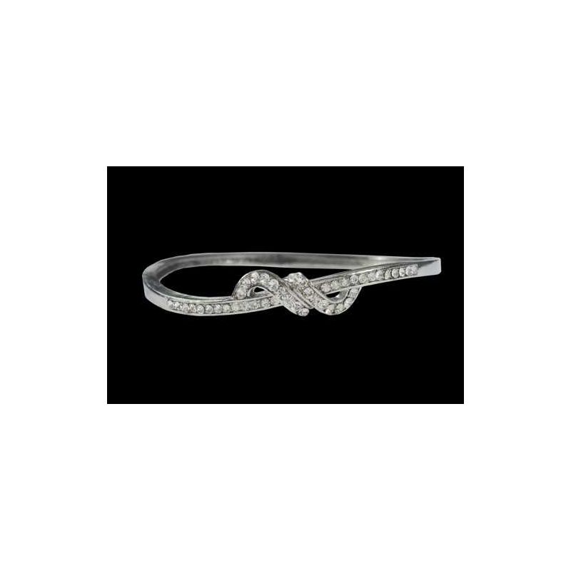 PULSERAS NOVIAS PLATA Y ZIRCONITAS (precio unidad)