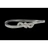 PULSERAS NOVIAS PLATA Y ZIRCONITAS (precio unidad)