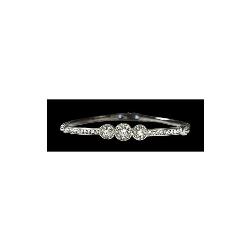 PULSERAS NOVIA PLATA Y ZIRCONITAS (precio unidad)