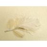 Tocado Blanco-Beige de Novia