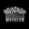 PEINA PLATA Y ZIRCONITAS MALVAS