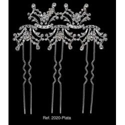 GANCHO DE PELO REF. 2020 PLATA
