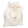 BOLSO NOVIA ENCAJE RIBETE BEIG          