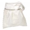 BOLSO NOVIA 3 BANDAS ENCAJE Y ADORNO PLA