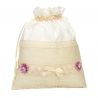BOLSO NOVIA RÚSTICO ENCAJE Y YUTE  