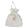 BOLSO NOVIA DE ORGANZA BORDADO