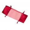 BOLSA organdí CARAMELO 20,5*8 BURDEOS 