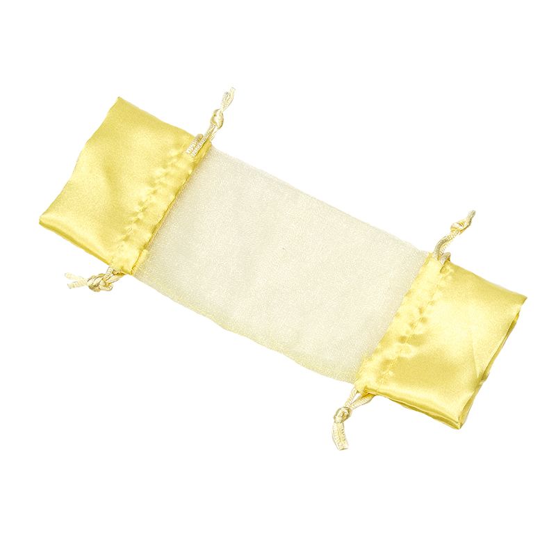 BOLSA organdí CARAMELO 20,5*8 AMARILLO      