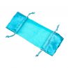 BOLSA organdí CARAMELO 20,5*8 AZUL TURQUESA