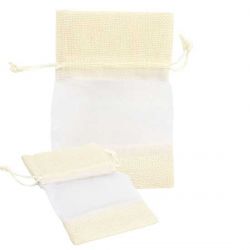 Bolsa de saco beige