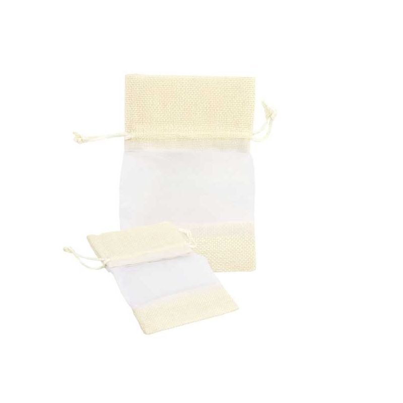 Bolsa de saco beige