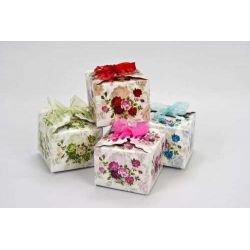 Cajas regalo flores lazos 5 modelos