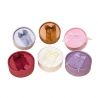 Caja redonda color beige