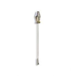 Alfiler de cristal con circonitas