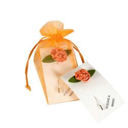 ALFILER TELA CUADROS ROSA C/BOLSA ORGANZA VARIOS COLORES SURTIDO