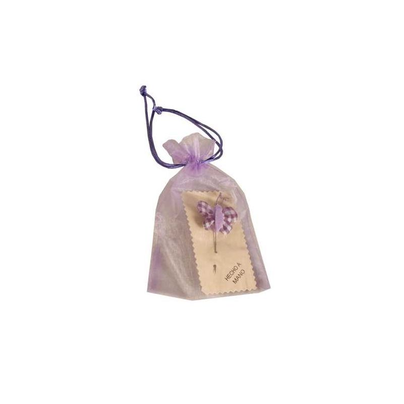 ALFILER TELA CUADROS MARIPOSA C/BOLSA ORGANZA COLORES SURTIDOS