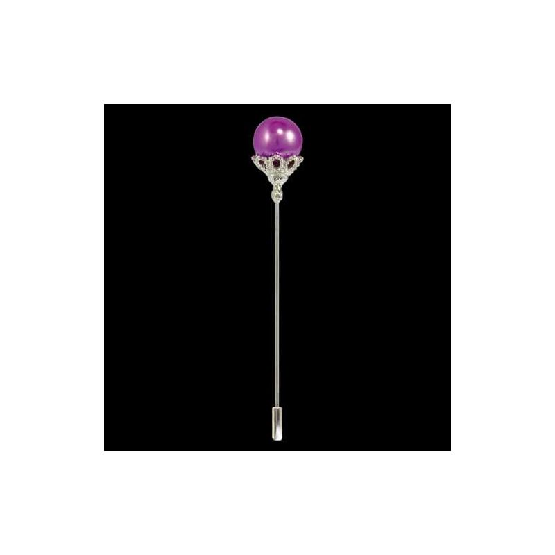 Alfiler Perla Rosa