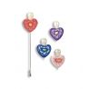 Alfiler pasta fimo flor 4 colores