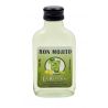 Licor de ron mojito 100 ml, petaca cristal