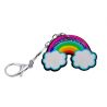 Llavero arcoiris con nube