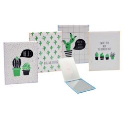 Espejo de cactus surtidos 13x16 cm