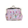 Monedero de unicornio color rosa