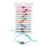 Pulsera de caracola de flores con cuerda ajustable, surtidas