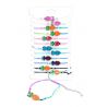 Pulsera de piñas con cuerda ajustable, en colores surtidos