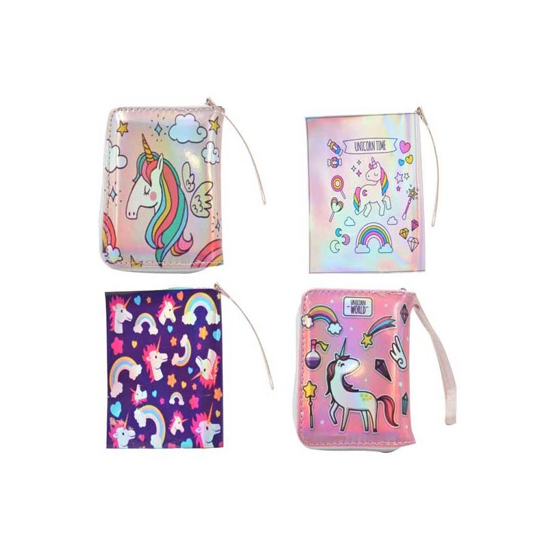 Monedero unicornios 9x13 