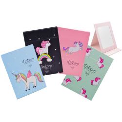 Espejo unicornio surt. 15*11cm 