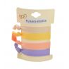 Pack 4 pulseras elásticas surtidas en colores pastel
