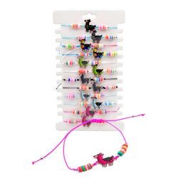 Pulsera llama con cuerda ajustable 