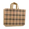 Bolsa de plástico con cuadros para la compra
