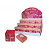 Caja roja con corazones