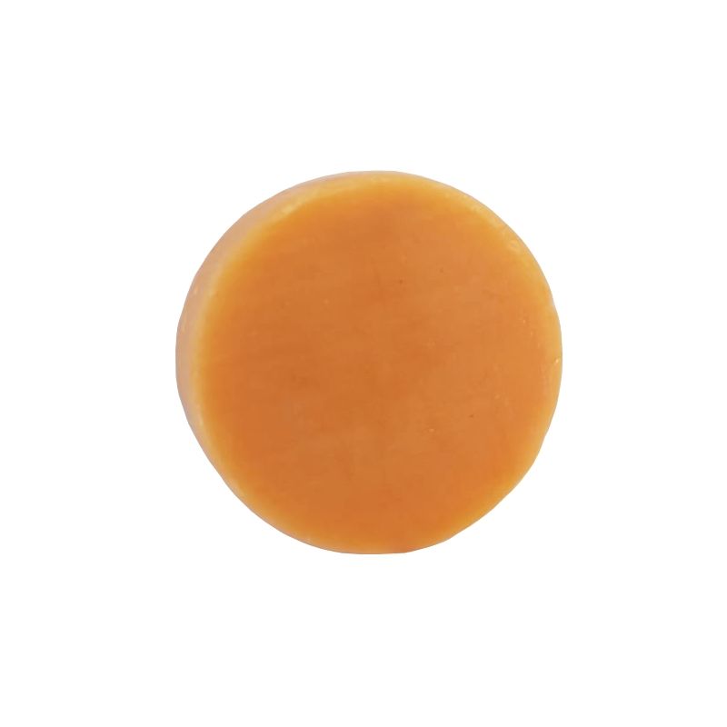 Jabón redondo naranja claro 30 grs.                                                                 