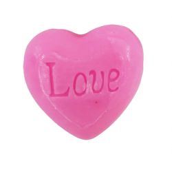 Jabón de corazón fucsia 20 grs.                                                                      