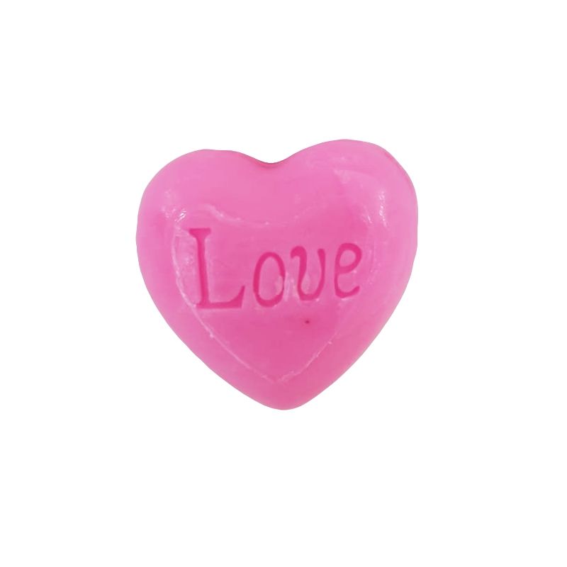 Jabón de corazón fucsia 20 grs.                                                                      
