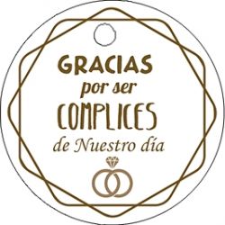 Pliego de tarjetas redondas boda blanca 20 ud.                                                           