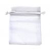BOLSA ORGANZA 10 x 7,5 CM PLATA