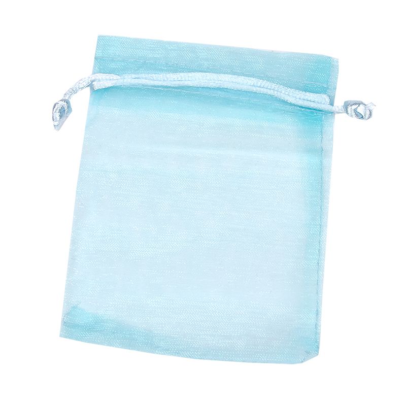 BOLSA ORGANZA 10x7,5 CM. CELESTE