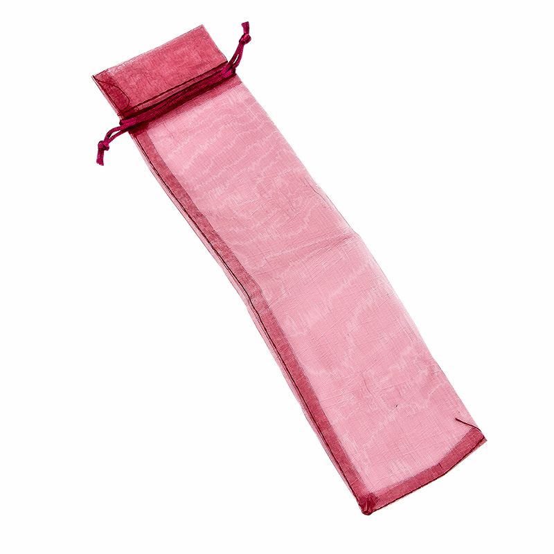 BOLSA organdí PARA ABANICO 29X7 BURDEOS