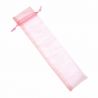 BOLSA ORGANDI PARA ABANICO 29X7 ROSA BEB