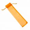 BOLSA ORGANDI PARA ABANICO 29X7 NARANJA