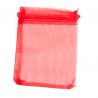 BOLSA ORGANZA 12x9 CM- ROJA