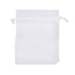 BOLSA ORGANDI DE 12X9 cm  BLANCO
