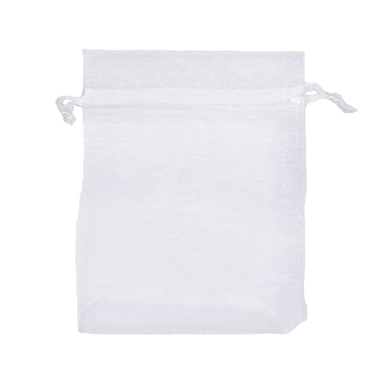 BOLSA ORGANDI DE 12X9 cm  BLANCO