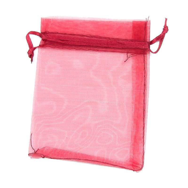BOLSA ORGANZA 23x16,5 CM- BURDEOS
